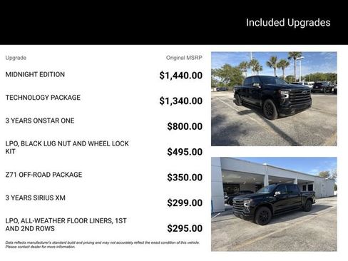 New 2026 Chevrolet Silverado 1500 High Country w/ Midnight Edition AWD/4WD image 14