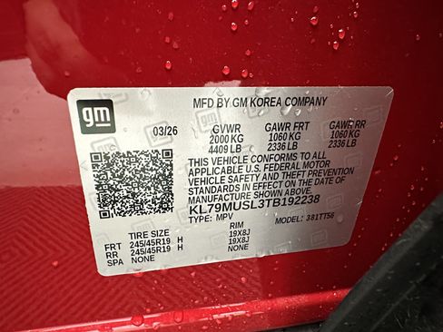 Certified 2026 Chevrolet TrailBlazer RS w/ Driver Confidence Package AWD/4WD image 24