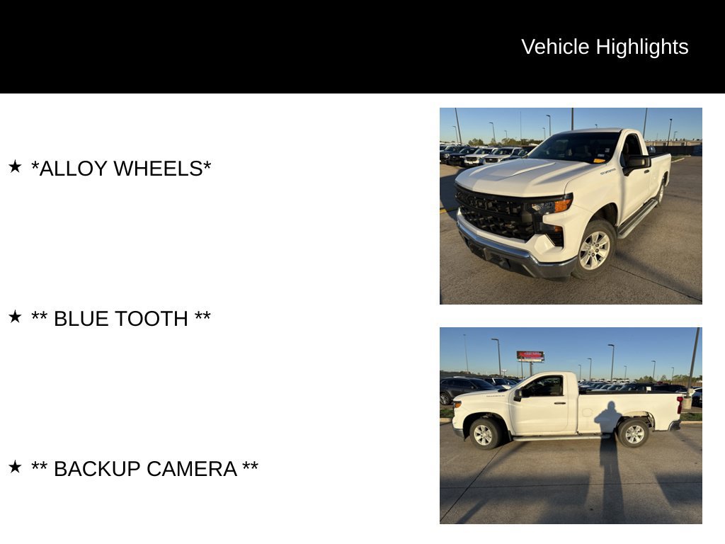 Used 2023 Chevrolet Silverado 1500 W/T w/ WT Fleet Convenience Package RWD image 4