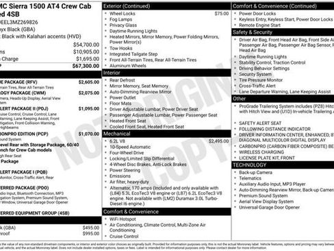 Used 2021 GMC Sierra 1500 AT4 w/ AT4 Carbonpro Edition AWD/4WD image 3