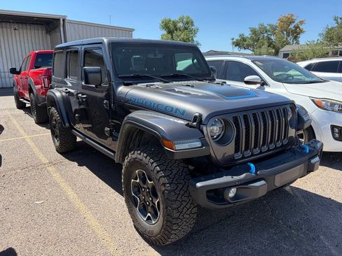Used 2022 Jeep Wrangler Unlimited Rubicon 4xe w/ Steel Bumper Group AWD/4WD image 4
