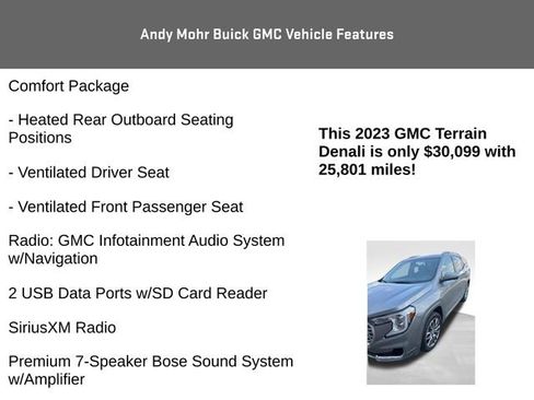 Used 2023 GMC Terrain Denali w/ Denali Premium Package image 12