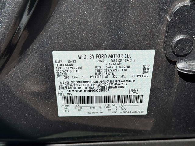 Used 2022 Ford Explorer XLT AWD/4WD image 10