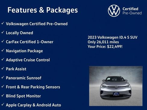 Used 2023 Volkswagen ID.4 S RWD image 5