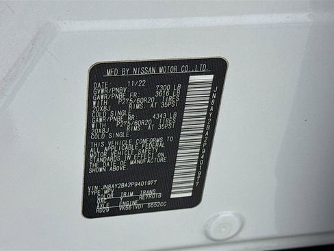 Used 2023 Nissan Armada SL w/ Midnight Edition Package image 32