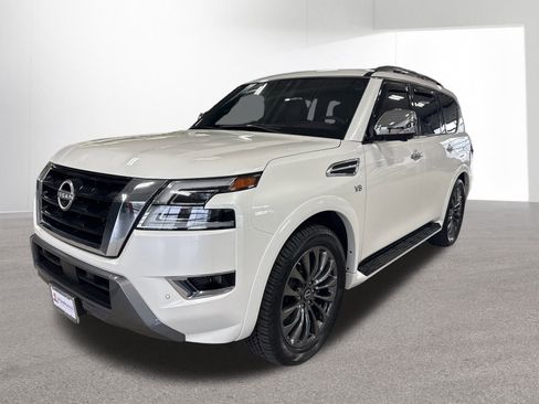 Used 2022 Nissan Armada Platinum w/ Captain's Chairs Package image 1