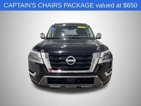 Used 2022 Nissan Armada Platinum w/ Captain's Chairs Package image 2