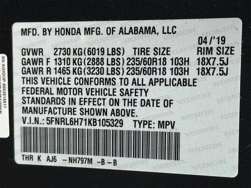 Used 2019 Honda Odyssey EX-L image 30