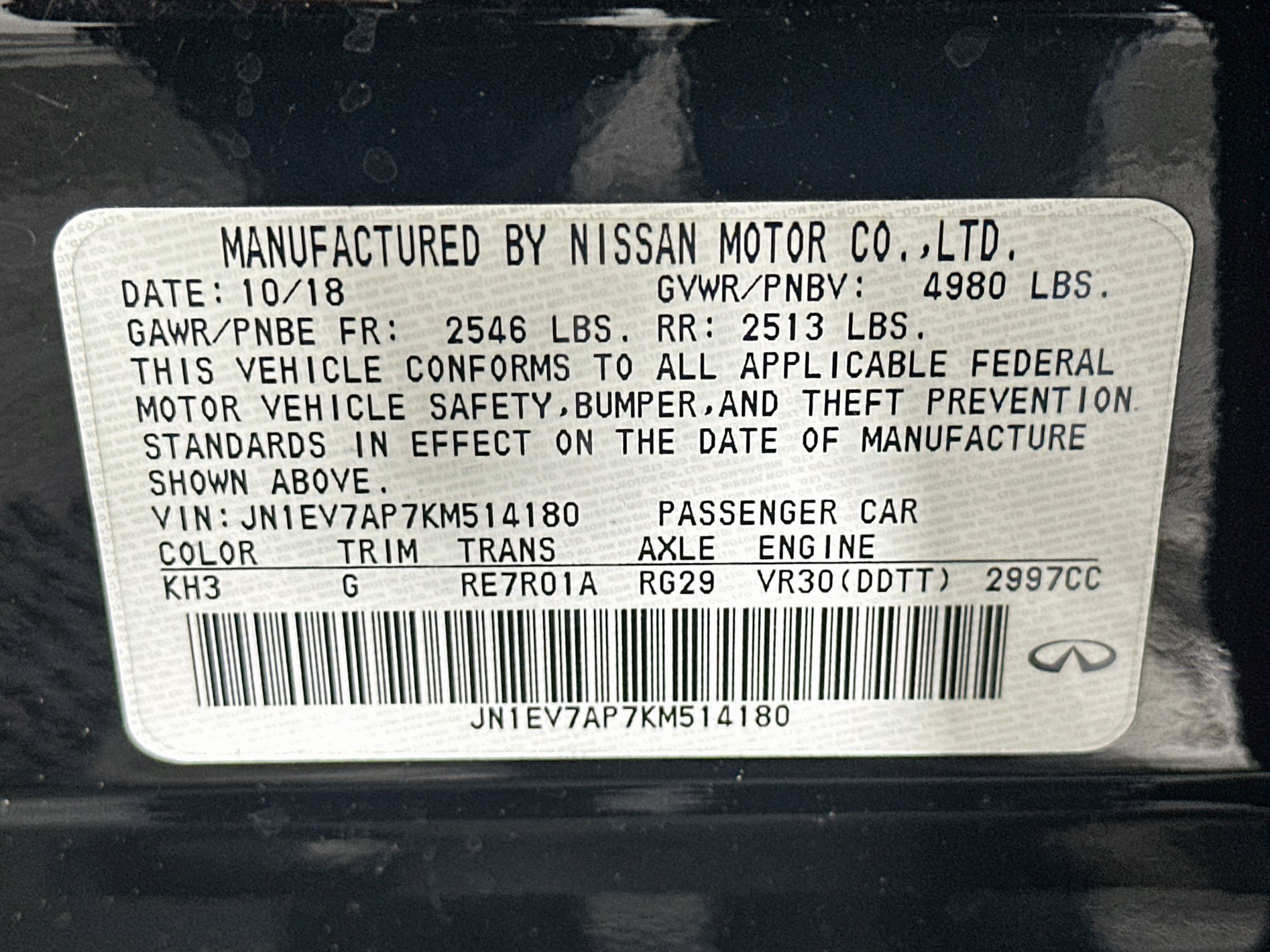 Used 2019 INFINITI Q50 Sport RWD image 12