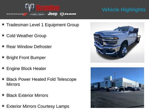 New 2026 RAM 3500 Tradesman w/ Chrome Appearance Group AWD/4WD image 2