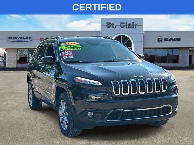 Certified 2018 Jeep Cherokee Limited AWD/4WD image 1