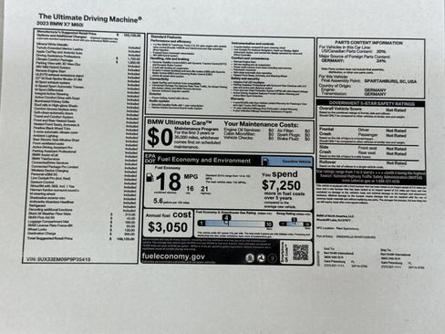 Used 2023 BMW X7 M60i image 2