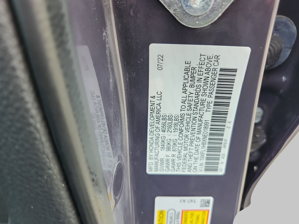 Used 2022 Honda Civic Sport Touring image 36