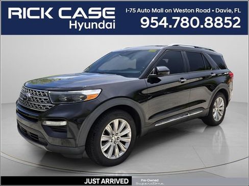 Used 2021 Ford Explorer Limited w/ Hybrid Equipment Group 310A RWD image 1