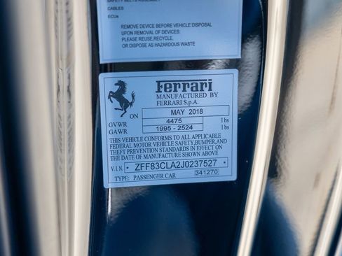 Used 2018 Ferrari 812 Superfast RWD image 57