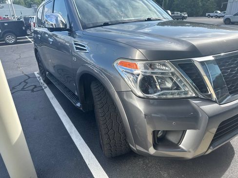 Used 2020 Nissan Armada Platinum w/ Captain's Chairs Package AWD/4WD image 2