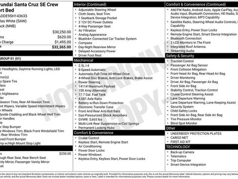 New 2025 Hyundai Santa Cruz SE image 30