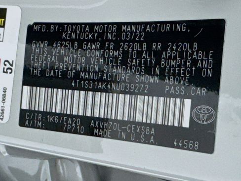 Used 2022 Toyota Camry SE w/ Audio Upgrade Package FWD image 25