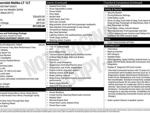 Used 2019 Chevrolet Malibu LT FWD image 4