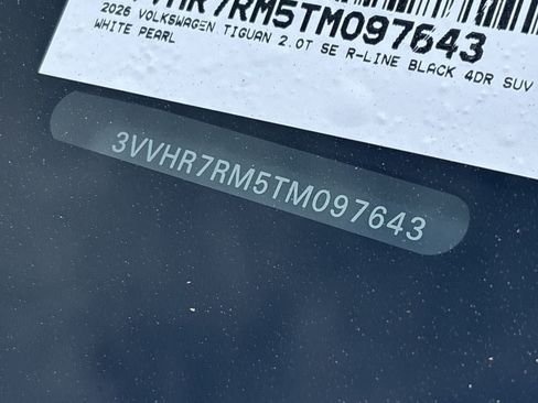 New 2026 Volkswagen Tiguan SE R-Line FWD image 30