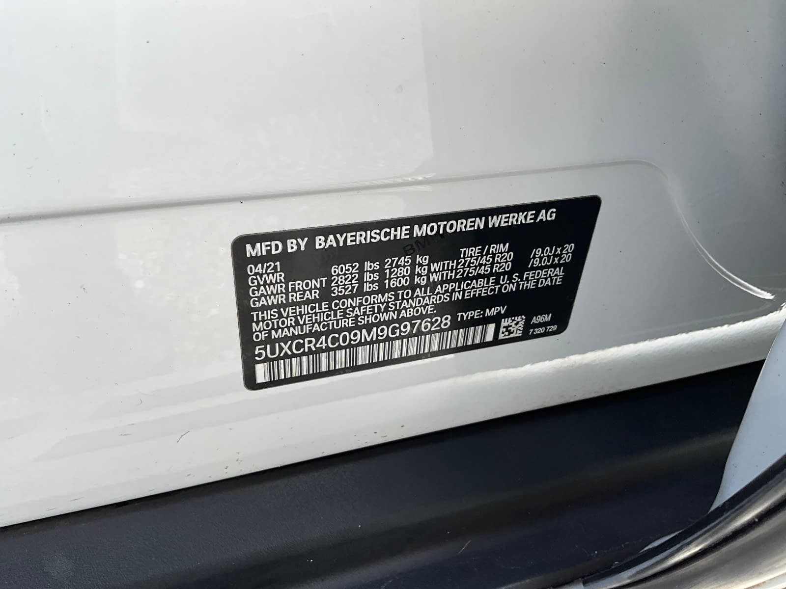 Used 2021 BMW X5 sDrive40i w/ Premium Package 2 RWD image 14