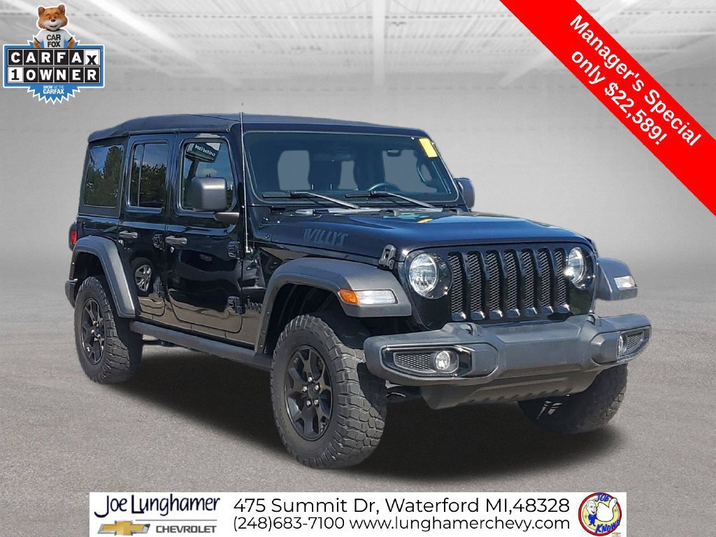 Used 2022 Jeep Wrangler Unlimited Sport AWD/4WD image 2