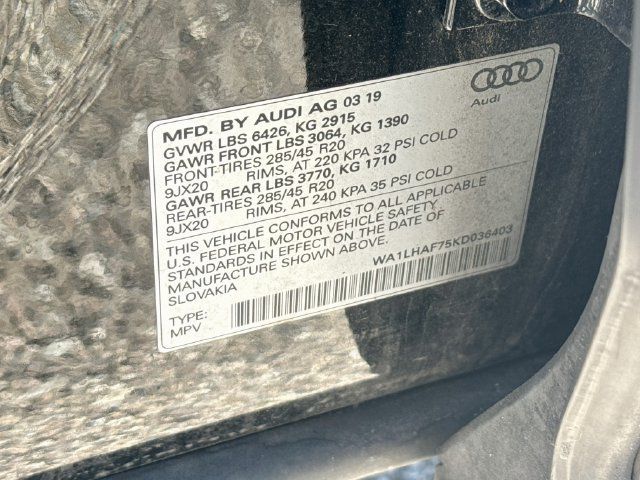 Used 2019 Audi Q7 2.0T Premium Plus w/ Premium Plus Package AWD/4WD image 28