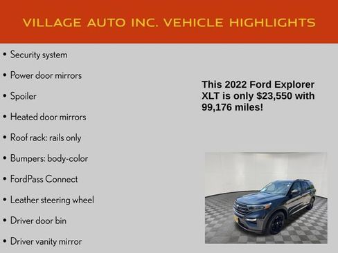 Used 2022 Ford Explorer XLT w/ Equipment Group 202A AWD/4WD image 21