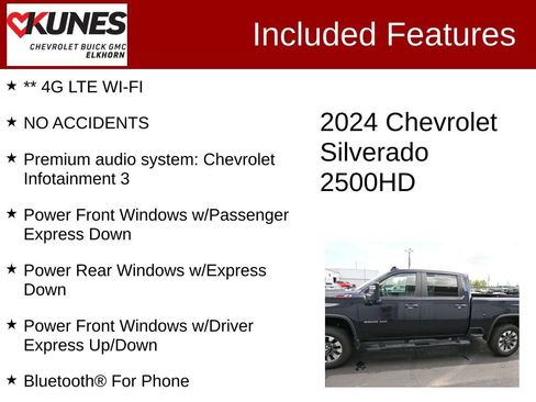 Used 2024 Chevrolet Silverado 2500 Custom w/ Custom Convenience Package image 3