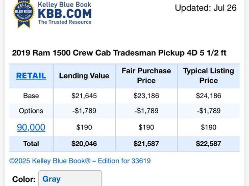 Used 2019 RAM 1500 Tradesman RWD image 23