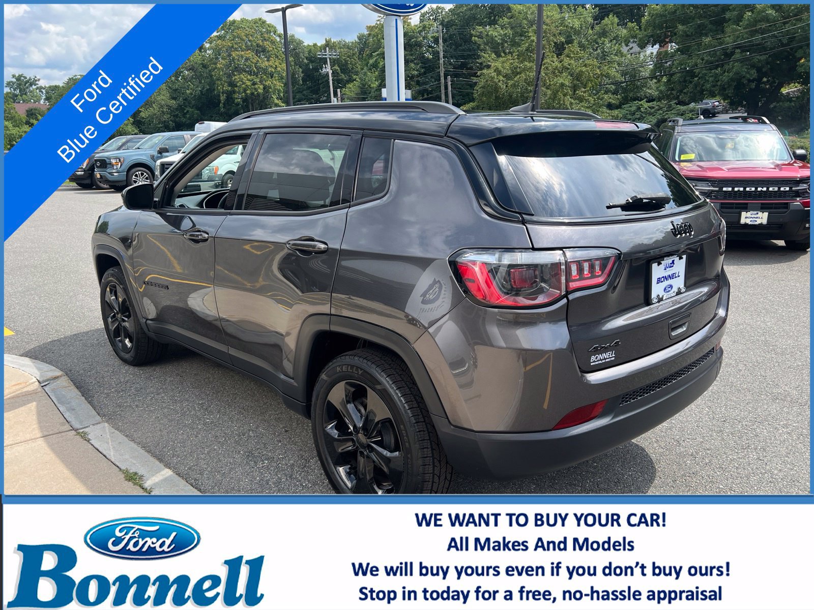 Used 2021 Jeep Compass Latitude w/ Sun and Sound Group AWD/4WD image 4