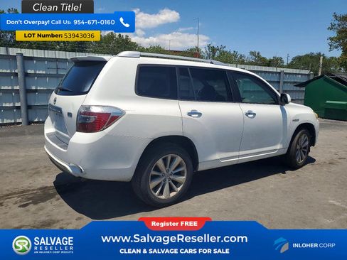 Used 2008 Toyota Highlander 4WD Hybrid image 4