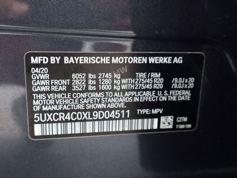 Used 2020 BMW X5 sDrive40i w/ Convenience Package RWD image 27