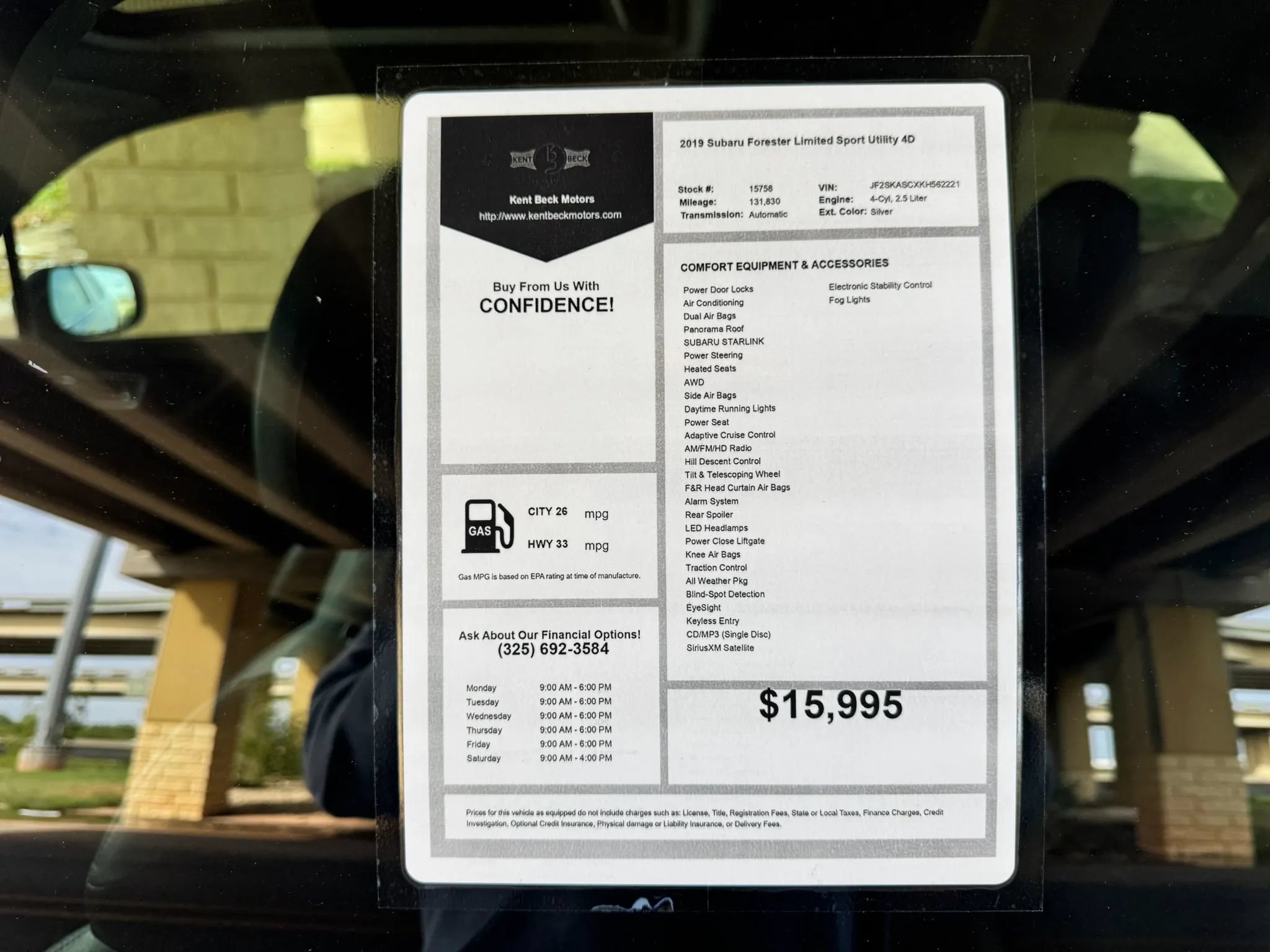 Used 2019 Subaru Forester Limited w/ Popular Package #3 AWD/4WD image 33