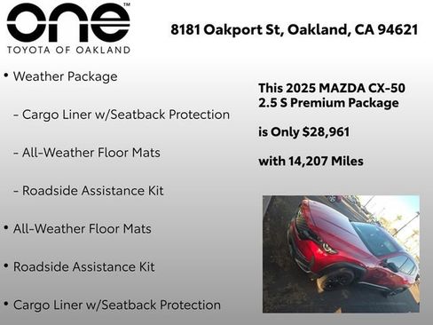 Used 2025 MAZDA CX-50 AWD 2.5 S w/ Weather Package image 5