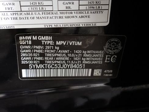 Used 2018 BMW X5 M AWD/4WD image 61