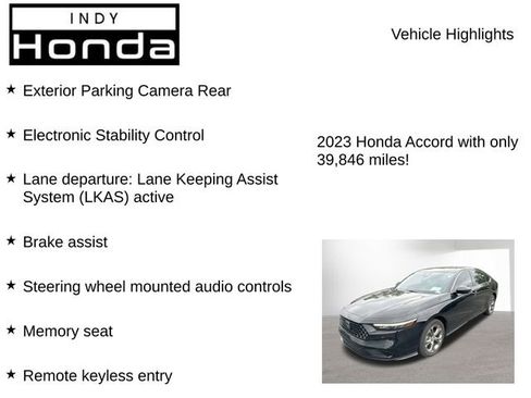Used 2023 Honda Accord EX-L image 7