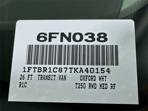 New 2026 Ford Transit 250 148 Medium Roof w/ Exterior Upgrade Package image 17