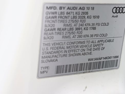 Used 2019 Audi Q8 Premium w/ Convenience Package image 44