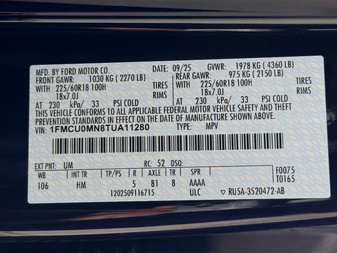 New 2026 Ford Escape ST-Line w/ Tech Pack #1 FWD image 30