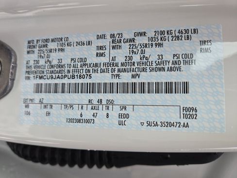 Certified 2023 Ford Escape Platinum image 27