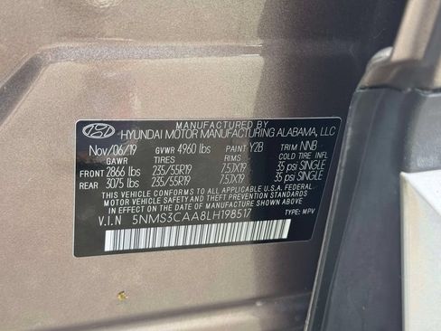 Used 2020 Hyundai Santa Fe SEL AWD/4WD image 19