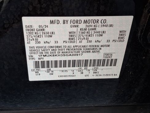 Certified 2025 Ford Explorer ST-Line w/ Premium Package image 29