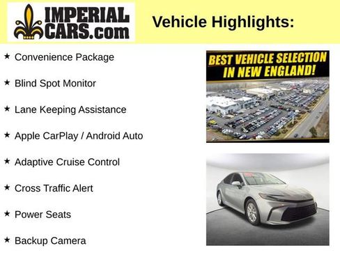 Used 2025 Toyota Camry LE w/ Convenience Package image 3