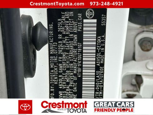 Used 2013 Toyota Camry XLE w/ Leather Pkg image 16