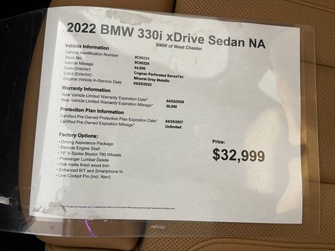 Certified 2022 BMW 330i xDrive Sedan w/ Premium Package 2 image 18