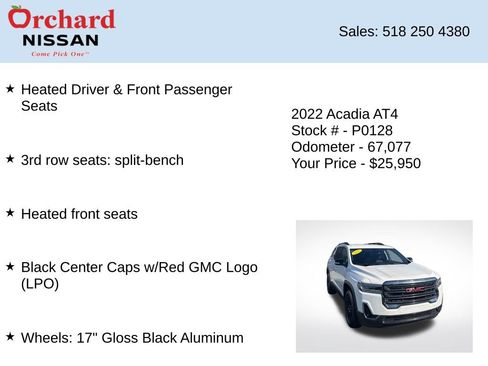 Used 2022 GMC Acadia AT4 AWD/4WD image 21