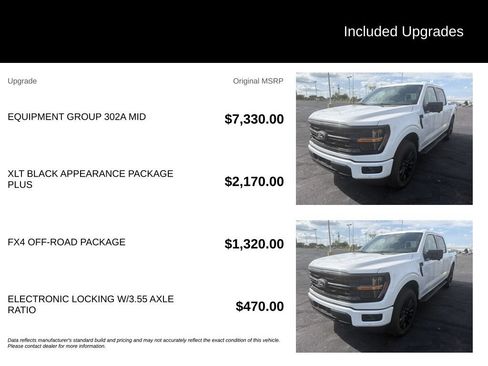 Used 2026 Ford F150 XLT w/ Equipment Group 302A MID AWD/4WD image 7