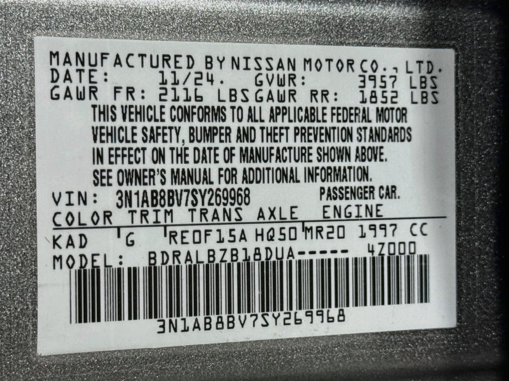 Used 2025 Nissan Sentra S FWD image 30