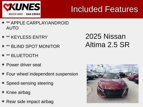 Used 2025 Nissan Altima 2.5 SR image 2